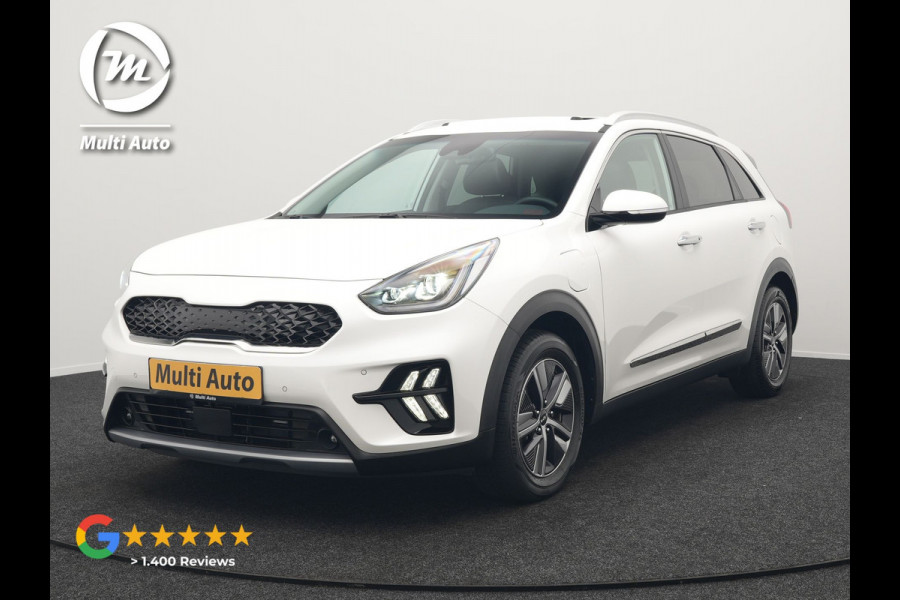 Kia Niro 1.6 GDi DynamicLine Plug In Hybrid 142pk Dealer O.H PHEV | Trekhaak Afneembaar | Schuif/Kanteldak | Lederen Sportstoelen Memory & Ventilatie | Adaptive Cruise | Stoelen & Stuur Verwarmd | JBL Sound | Apple Carplay | Virtual | Blis | Navigatie