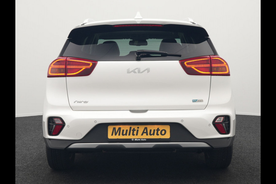 Kia Niro 1.6 GDi DynamicLine Plug In Hybrid 142pk Dealer O.H PHEV | Trekhaak Afneembaar | Schuif/Kanteldak | Lederen Sportstoelen Memory & Ventilatie | Adaptive Cruise | Stoelen & Stuur Verwarmd | JBL Sound | Apple Carplay | Virtual | Blis | Navigatie