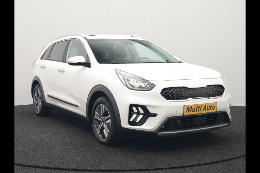Kia Niro 1.6 GDi DynamicLine Plug In Hybrid 142pk Dealer O.H PHEV | Trekhaak Afneembaar | Schuif/Kanteldak | Lederen Sportstoelen Memory & Ventilatie | Adaptive Cruise | Stoelen & Stuur Verwarmd | JBL Sound | Apple Carplay | Virtual | Blis | Navigatie