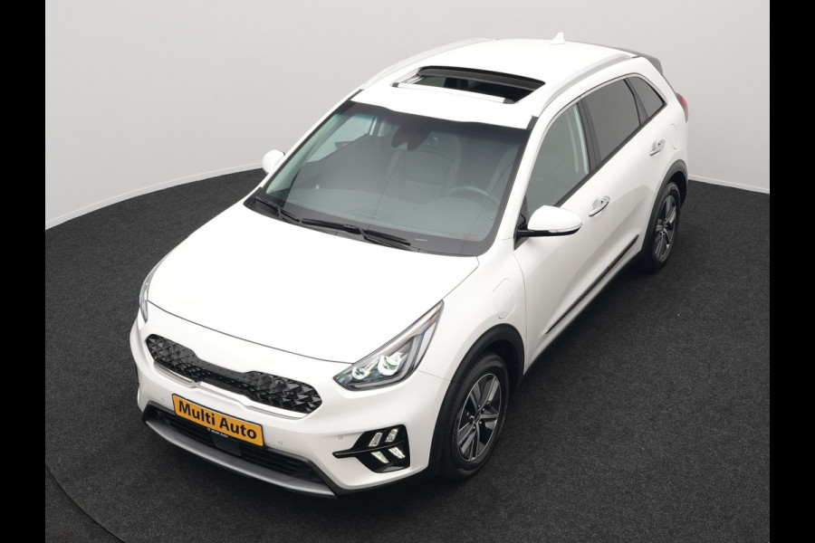 Kia Niro 1.6 GDi DynamicLine Plug In Hybrid 142pk Dealer O.H PHEV | Trekhaak Afneembaar | Schuif/Kanteldak | Lederen Sportstoelen Memory & Ventilatie | Adaptive Cruise | Stoelen & Stuur Verwarmd | JBL Sound | Apple Carplay | Virtual | Blis | Navigatie