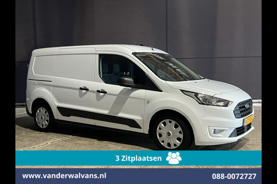 Ford Transit Connect 1.5 EcoBlue 100pk L2H1 Euro6 Airco | 3-Zits | Cruisecontrol | Stoelverwarming | Verwarmde voorruit Parkeersensoren, Bijrijdersbank