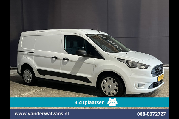 Ford Transit Connect 1.5 EcoBlue 100pk L2H1 Euro6 Airco | 3-Zits | Cruisecontrol | Stoelverwarming | Verwarmde voorruit Parkeersensoren, Bijrijdersbank