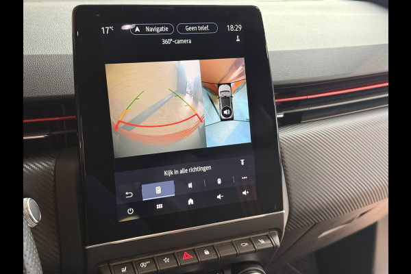 Renault Clio 1.3 TCe 130pk R.S. Line | Groot Navi | 360 | 17 " | Stoelverwarming | Carplay |