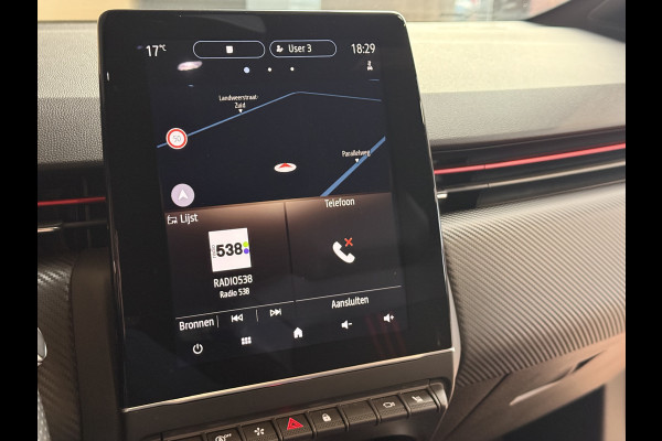 Renault Clio 1.3 TCe 130pk R.S. Line | Groot Navi | 360 | 17 " | Stoelverwarming | Carplay |