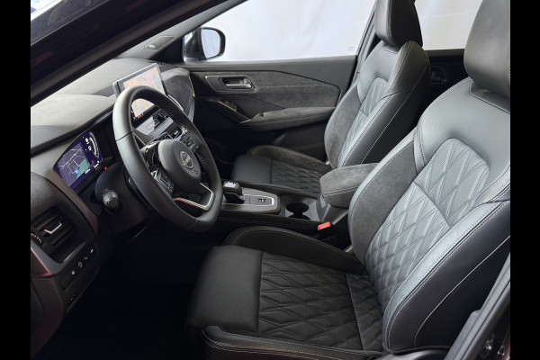 Nissan QASHQAI 1.3 MHEV 160PK 20''LMV LEER PANO MASSAGE TEKNA PLUS BOSE STOEL/STUUR/RUIT VERW MATRIX.LED ELEK.KLEP HEADUP 20''LMV GOOGLE NAVI 03/2025