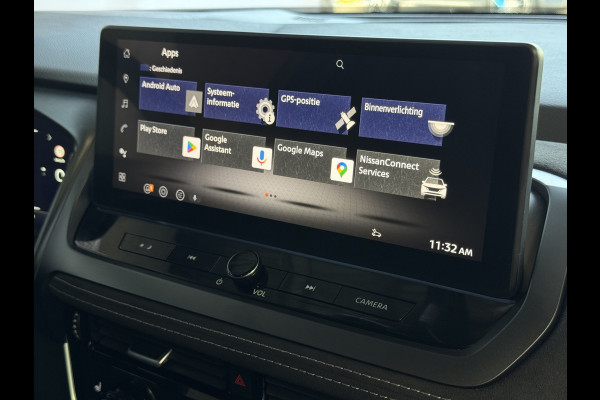 Nissan QASHQAI 1.3 MHEV 160PK 20''LMV LEER PANO MASSAGE TEKNA PLUS BOSE STOEL/STUUR/RUIT VERW MATRIX.LED ELEK.KLEP HEADUP 20''LMV GOOGLE NAVI 03/2025