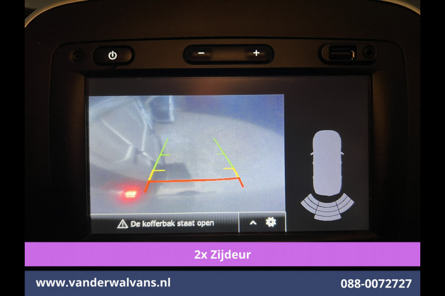 Renault Trafic 1.6 dCi 122pk L2H1 Euro6 Airco | Camera | 2x zijdeur | Camera | Navigatie | Cruisecontrol Trekhaak,  Dakdragers, Stoelverwarming,  Parkeersensoren, Bijrijdersbank
