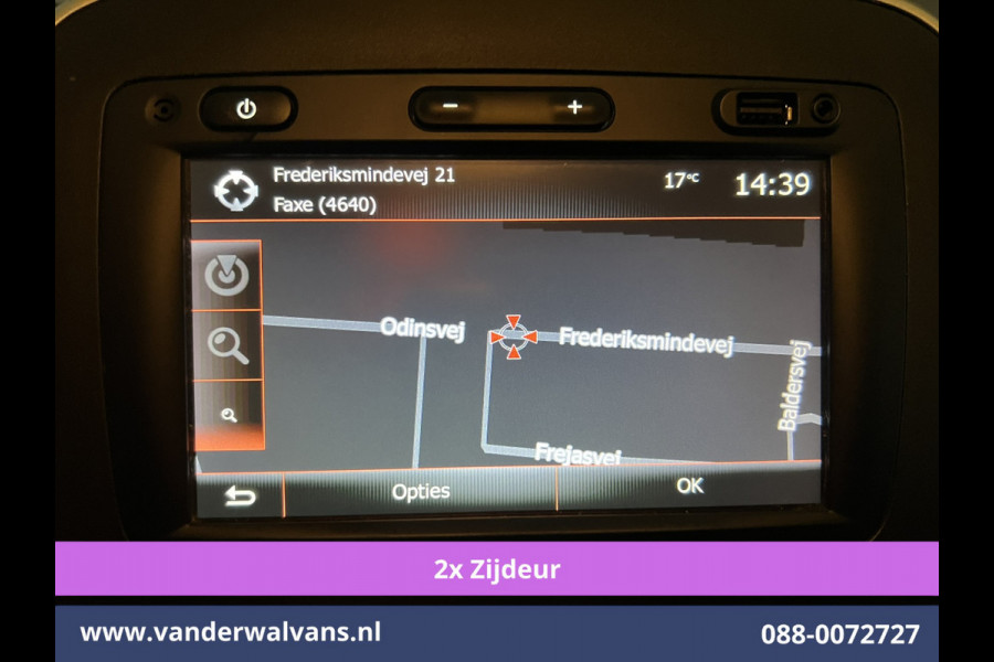 Renault Trafic 1.6 dCi 122pk L2H1 Euro6 Airco | Camera | 2x zijdeur | Camera | Navigatie | Cruisecontrol Trekhaak,  Dakdragers, Stoelverwarming,  Parkeersensoren, Bijrijdersbank
