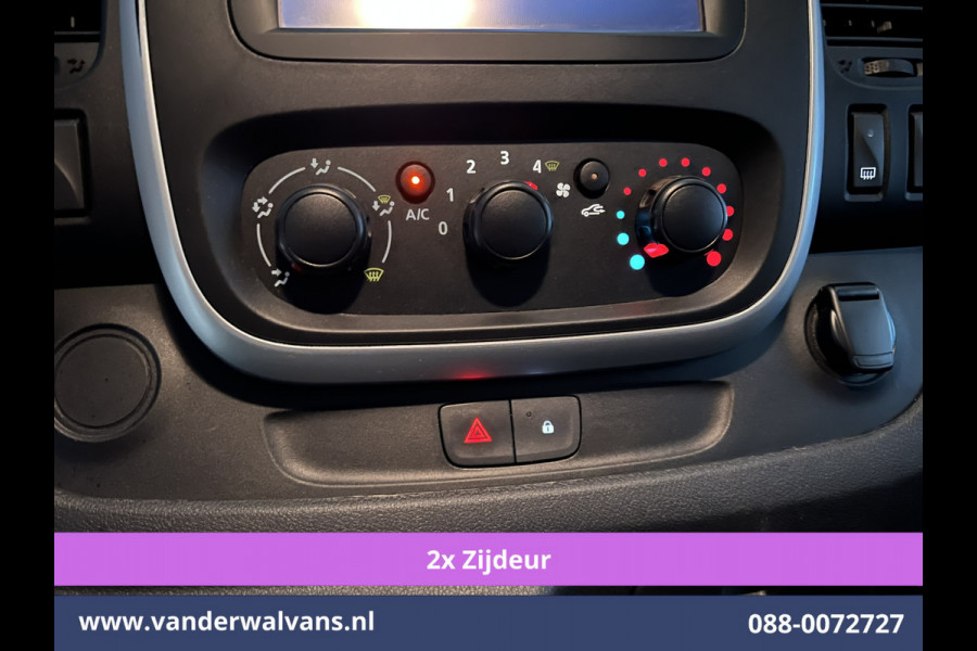 Renault Trafic 1.6 dCi 122pk L2H1 Euro6 Airco | Camera | 2x zijdeur | Camera | Navigatie | Cruisecontrol Trekhaak,  Dakdragers, Stoelverwarming,  Parkeersensoren, Bijrijdersbank
