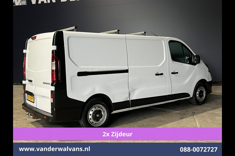 Renault Trafic 1.6 dCi 122pk L2H1 Euro6 Airco | Camera | 2x zijdeur | Camera | Navigatie | Cruisecontrol Trekhaak,  Dakdragers, Stoelverwarming,  Parkeersensoren, Bijrijdersbank