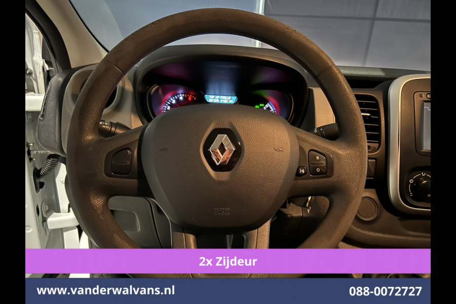 Renault Trafic 1.6 dCi 122pk L2H1 Euro6 Airco | Camera | 2x zijdeur | Camera | Navigatie | Cruisecontrol Trekhaak,  Dakdragers, Stoelverwarming,  Parkeersensoren, Bijrijdersbank