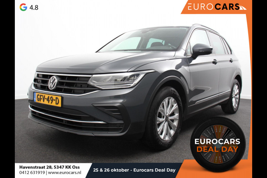 Volkswagen Tiguan 1.5 TSI DSG 150pk Life | Navigatie | Apple Carplay/Android Auto | Parkeersensoren | Adaptive cruise Control | Wegklapbare Trekhaak | Stoel- en stuurverwarming | Ledverlichting | Getinte ramen | Climate Control