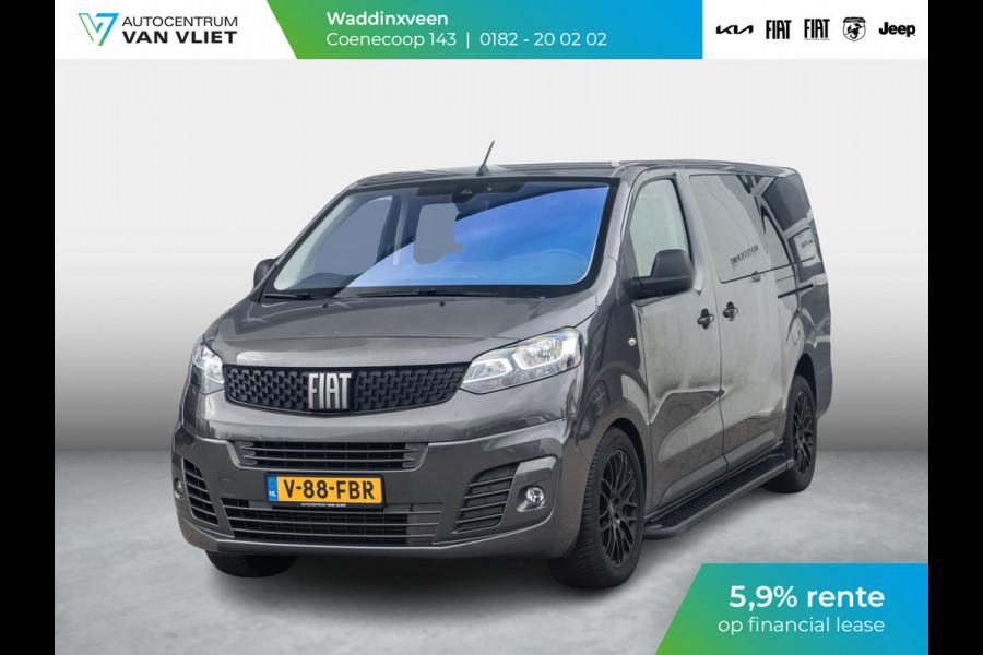 Fiat Scudo 2.0 MultiJet 180pk Aut. L3 DC | 18" | Bumper in kleur | Treeplanken | Clima | Cruise | Dubbele schuifdeur | 5 Zitpl. | PDC | Camera
