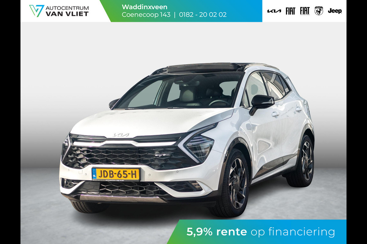 Kia Sportage 1.6 T-GDi Plug-in Hybrid AWD GT-Line | Uit voorraad leverbaar | Clima | Stoel-/stuurverwarming | Schuif-/kanteldak | Carplay | Navi | Adapt. Cruise | 19'' Kia Sportage 1.6 T-GDi Plug-in Hybrid AWD GT-Line | Uit voorraad leverbaar | Clima | Stoel-/stuurverwarming | Schuif-/kanteldak | Carplay | Navi | Adapt. Cruise | 19''