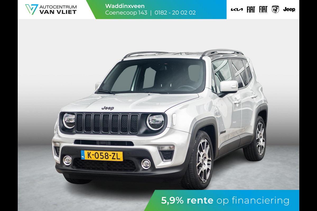 Jeep Renegade 1.3T DDCT S Automaat | Adapt. Cruise | Navi | 19" | Trekhaak | Leder | Winter Pack | Camera | BSM Jeep Renegade 1.3T DDCT S Automaat | Adapt. Cruise | Navi | 19" | Trekhaak | Leder | Winter Pack | Camera | BSM