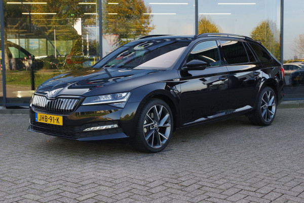 Škoda Superb Combi 1.4 TSI iV 218 PK Sportline Business PHEV, Keyless, Uitklapbare Trekhaak, Carplay, Memory, 4 Stoelverwarming