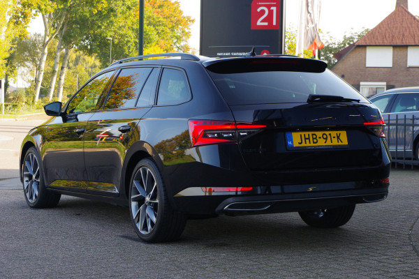 Škoda Superb Combi 1.4 TSI iV 218 PK Sportline Business PHEV, Keyless, Uitklapbare Trekhaak, Carplay, Memory, 4 Stoelverwarming