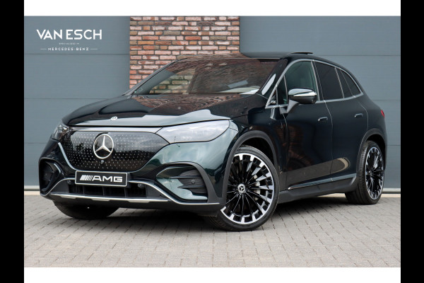Mercedes-Benz EQE SUV 350 4MATIC AMG Line 91 kWh | ex BTW €65.600,- | Hyperscreen | Airmatic | Achterasbesturing | Distronic+ | Memory | Stoelventilatie | HUD | Burmester | Digital Light | Panoramadak | Surround Camera |