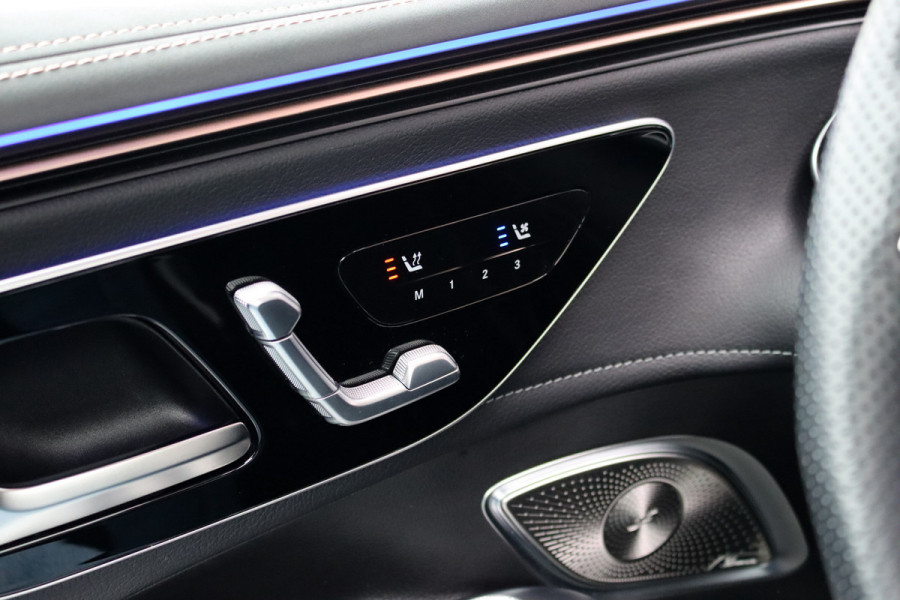 Mercedes-Benz EQE SUV 350 4MATIC AMG Line 91 kWh | ex BTW €65.600,- | Hyperscreen | Airmatic | Achterasbesturing | Distronic+ | Memory | Stoelventilatie | HUD | Burmester | Digital Light | Panoramadak | Surround Camera |