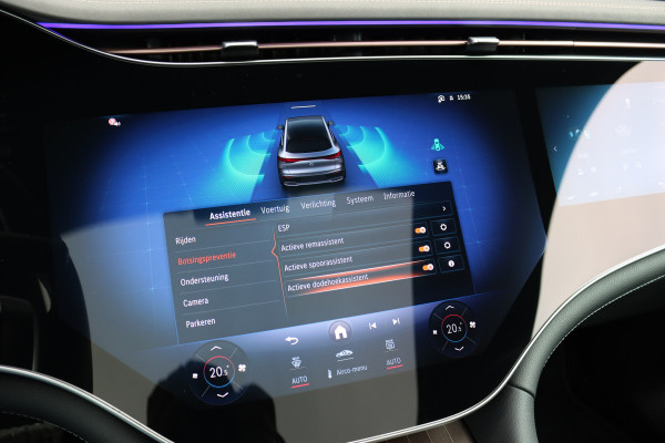 Mercedes-Benz EQE SUV 350 4MATIC AMG Line 91 kWh | ex BTW €65.600,- | Hyperscreen | Airmatic | Achterasbesturing | Distronic+ | Memory | Stoelventilatie | HUD | Burmester | Digital Light | Panoramadak | Surround Camera |