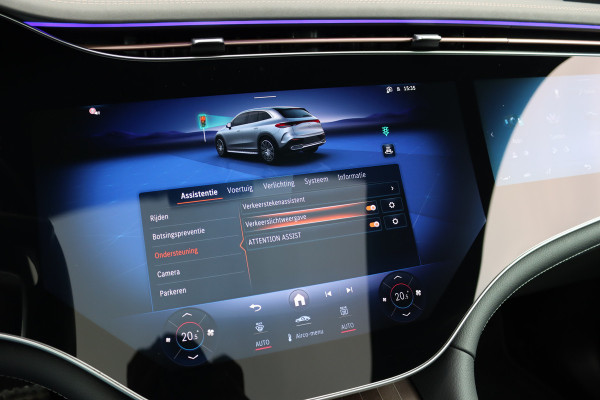 Mercedes-Benz EQE SUV 350 4MATIC AMG Line 91 kWh | ex BTW €65.600,- | Hyperscreen | Airmatic | Achterasbesturing | Distronic+ | Memory | Stoelventilatie | HUD | Burmester | Digital Light | Panoramadak | Surround Camera |