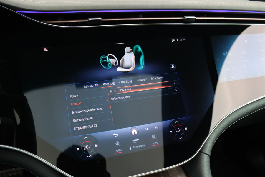 Mercedes-Benz EQE SUV 350 4MATIC AMG Line 91 kWh | ex BTW €65.600,- | Hyperscreen | Airmatic | Achterasbesturing | Distronic+ | Memory | Stoelventilatie | HUD | Burmester | Digital Light | Panoramadak | Surround Camera |