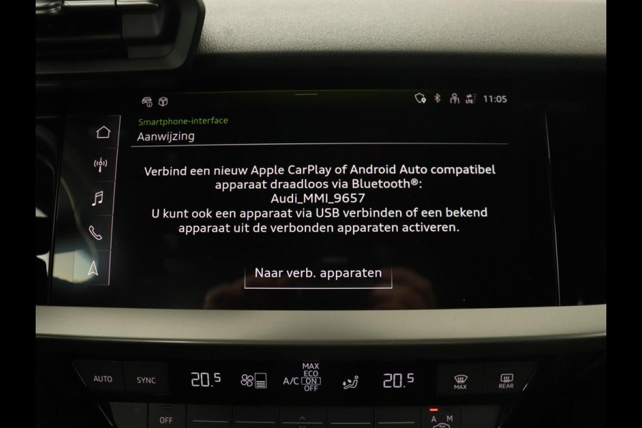 Audi A3 30 TFSI Advanced edition | Full LED | Navigatie | Carplay | Cruise control | Virtual cockpit | Automaat | LMV 17 inch