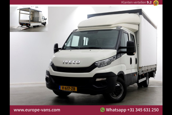 Iveco Daily 40C18 3.0 180pk D.C. Bakwagen met laadklep 1000kg en schuifzeilen 04-2019