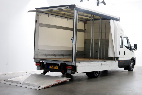 Iveco Daily 40C18 3.0 180pk D.C. Bakwagen met laadklep 1000kg en schuifzeilen 04-2019