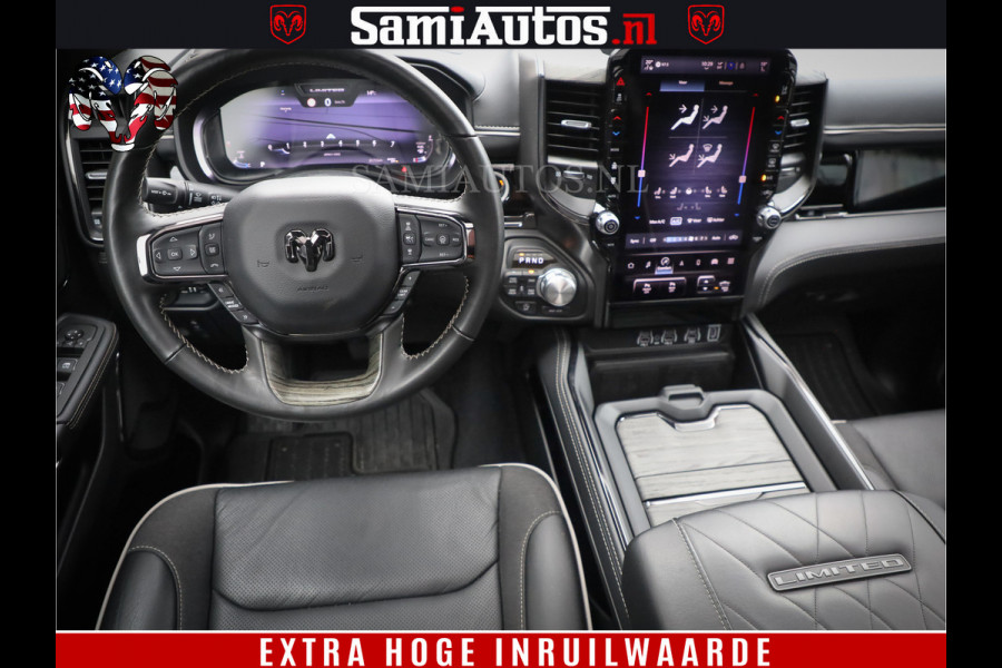Dodge Ram 1500 Limited Demo Night High Output 540HP 706Nm | Massage + Full Option | De Meest Luxe en Volle Pick-Up in zijn Klasse | Comfortabele Dubbele Cabine met Royale 5 Zitplaatsen | BPM vrij | Nu Leverbaar uit Voorraad | Voorraad Nr 2263 - V76JVF