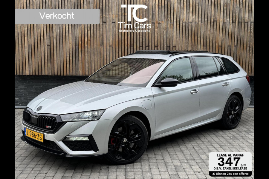 Škoda Octavia Combi 1.4 TSI RS iV PHEV Panoramadak | Head-up display | Achteruitrijcamera | Matrix LED | Stoel en stuurverwarming | Cruise con