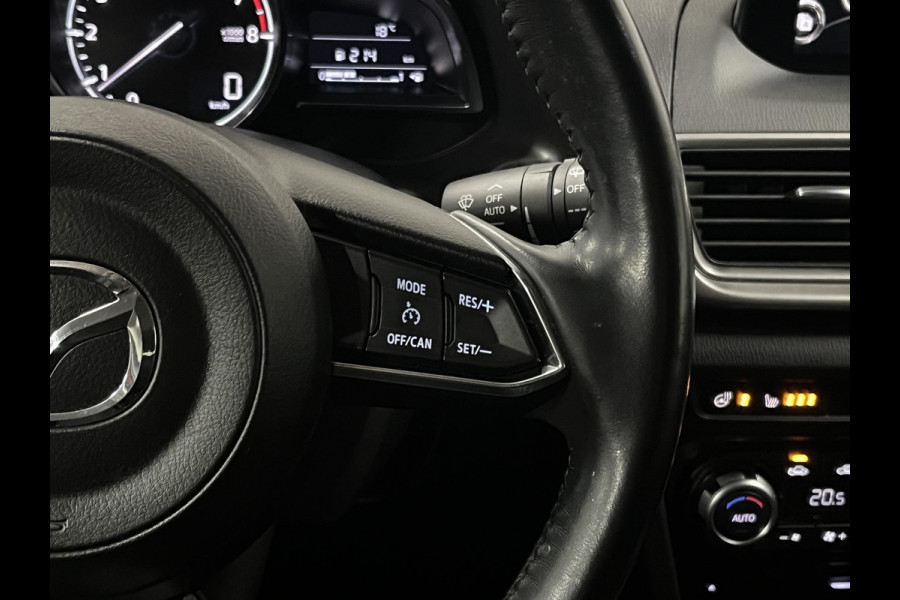 Mazda 3 2.0 SkyActiv-G 120 SkyLease GT Camera | Cruise-/Climate control | Head-up | Stuur-/Stoelverwarming | Navigatie Mazda 3 2.0 SkyActiv-G 120 SkyLease GT Camera | Cruise-/Climate control | Head-up | Stuur-/Stoelverwarming | Navigatie