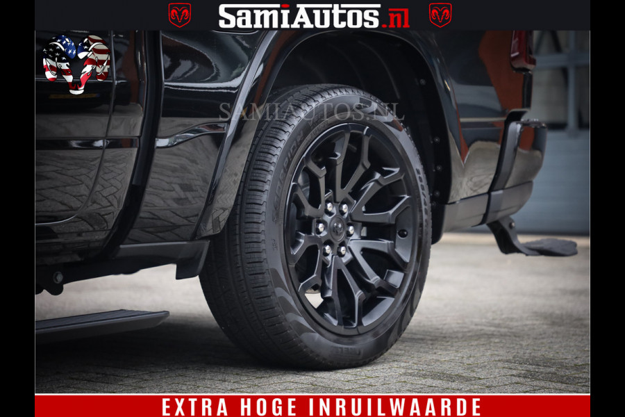 Dodge Ram 1500 Limited Demo Night High Output 540HP 706Nm | Massage + Full Option | De Meest Luxe en Volle Pick-Up in zijn Klasse | Comfortabele Dubbele Cabine met Royale 5 Zitplaatsen | BPM vrij | Nu Leverbaar uit Voorraad | Voorraad Nr 2263 - V76JVF