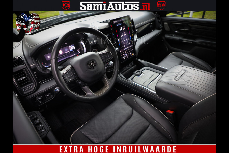 Dodge Ram 1500 Limited Demo Night High Output 540HP 706Nm | Massage + Full Option | De Meest Luxe en Volle Pick-Up in zijn Klasse | Comfortabele Dubbele Cabine met Royale 5 Zitplaatsen | BPM vrij | Nu Leverbaar uit Voorraad | Voorraad Nr 2263 - V76JVF