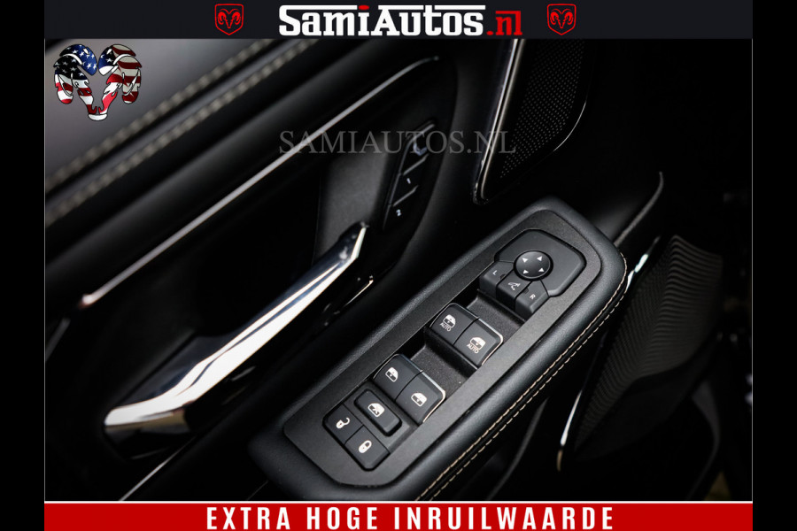 Dodge Ram 1500 Limited Demo Night High Output 540HP 706Nm | Massage + Full Option | De Meest Luxe en Volle Pick-Up in zijn Klasse | Comfortabele Dubbele Cabine met Royale 5 Zitplaatsen | BPM vrij | Nu Leverbaar uit Voorraad | Voorraad Nr 2263 - V76JVF