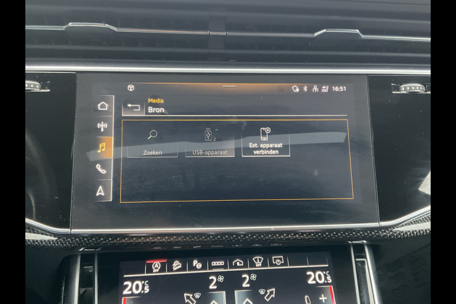 Audi Q8 4.0 TDI SQ8 NightVision Carboninleg B&O 4wielsturing Sfeerverl HUD 360° Trekhaak