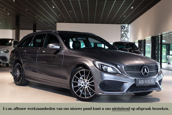 Mercedes-Benz C-Klasse Estate 180 AMG Sport Edition BTW|Leder|Sfeerverlichting|Aut-kofferklep|LED|19"|New Service/APK