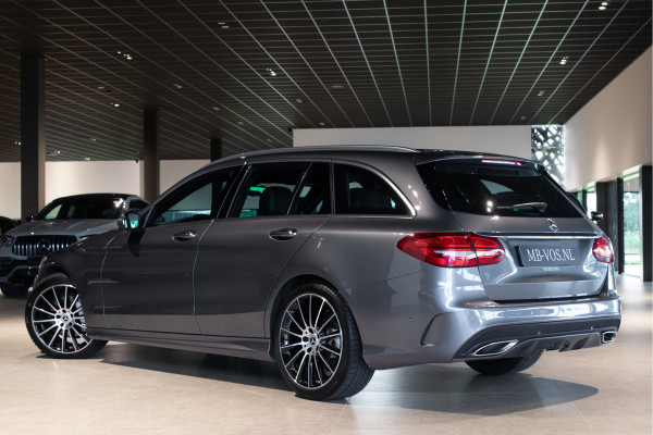 Mercedes-Benz C-Klasse Estate 180 AMG Sport Edition BTW|Leder|Sfeerverlichting|Aut-kofferklep|LED|19"|New Service/APK