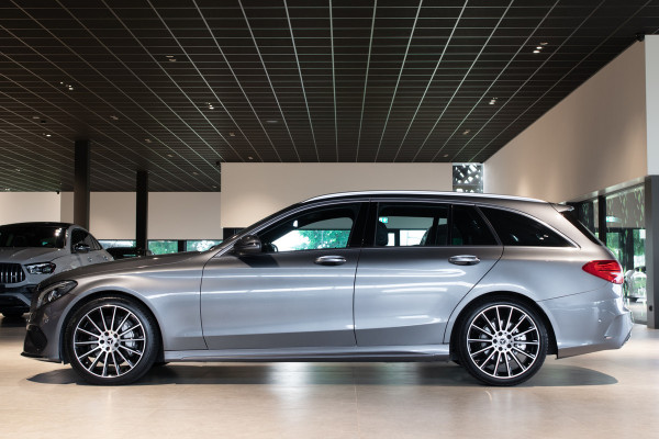 Mercedes-Benz C-Klasse Estate 180 AMG Sport Edition BTW|Leder|Sfeerverlichting|Aut-kofferklep|LED|19"|New Service/APK