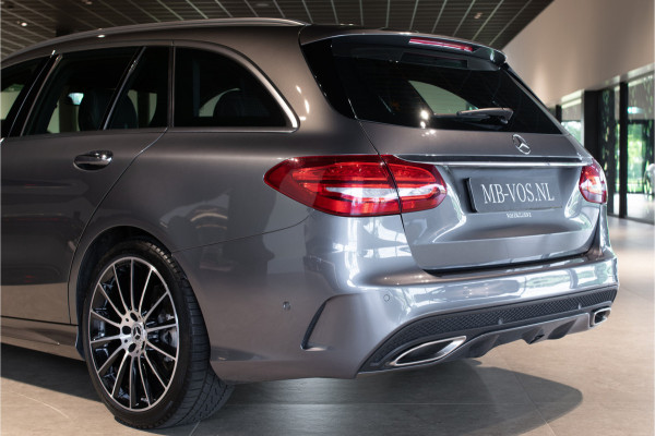 Mercedes-Benz C-Klasse Estate 180 AMG Sport Edition BTW|Leder|Sfeerverlichting|Aut-kofferklep|LED|19"|New Service/APK