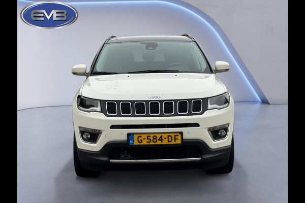 Jeep Compass 1.4 MultiAir Limited, parelmoer wit, achteruitrijcamera, trekhaak, leder, vele opties,NL auto met nap Jeep Compass 1.4 MultiAir Limited, parelmoer wit, achteruitrijcamera, trekhaak, leder, vele opties,NL auto met nap