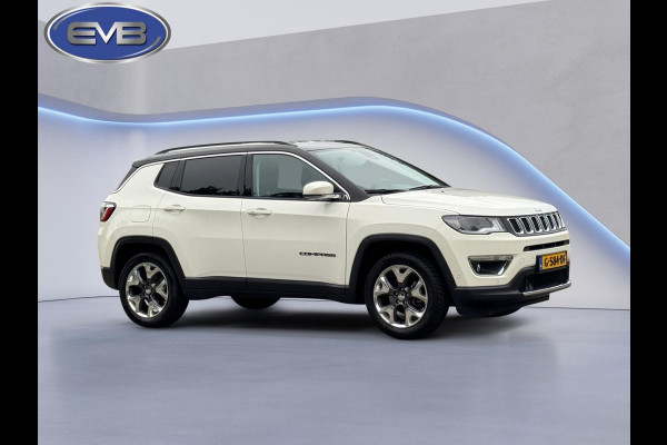 Jeep Compass 1.4 MultiAir Limited, parelmoer wit, achteruitrijcamera, trekhaak, leder, vele opties,NL auto met nap Jeep Compass 1.4 MultiAir Limited, parelmoer wit, achteruitrijcamera, trekhaak, leder, vele opties,NL auto met nap