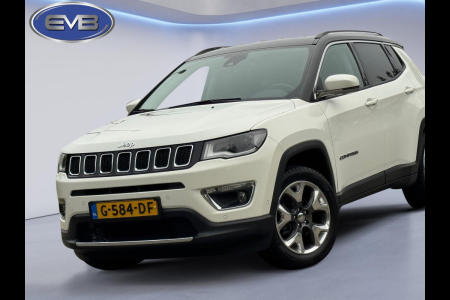 Jeep Compass 1.4 MultiAir Limited, parelmoer wit, achteruitrijcamera, trekhaak, leder, vele opties,NL auto met nap Jeep Compass 1.4 MultiAir Limited, parelmoer wit, achteruitrijcamera, trekhaak, leder, vele opties,NL auto met nap