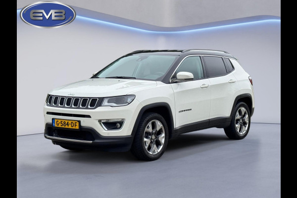 Jeep Compass 1.4 MultiAir Limited, parelmoer wit, achteruitrijcamera, trekhaak, leder, vele opties,NL auto met nap Jeep Compass 1.4 MultiAir Limited, parelmoer wit, achteruitrijcamera, trekhaak, leder, vele opties,NL auto met nap