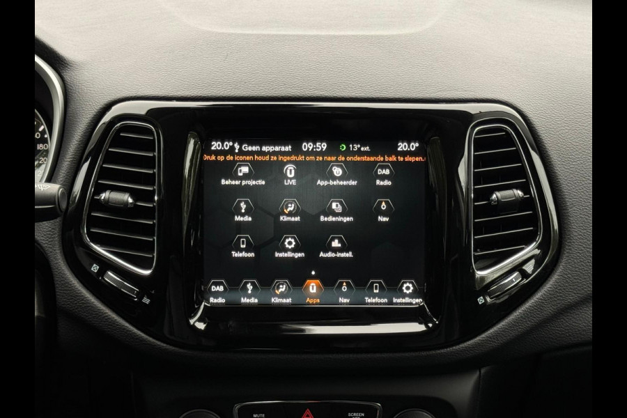 Jeep Compass 1.4 MultiAir Limited, parelmoer wit, achteruitrijcamera, trekhaak, leder, vele opties,NL auto met nap Jeep Compass 1.4 MultiAir Limited, parelmoer wit, achteruitrijcamera, trekhaak, leder, vele opties,NL auto met nap