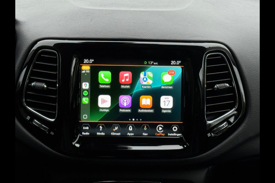 Jeep Compass 1.4 MultiAir Limited, parelmoer wit, achteruitrijcamera, trekhaak, leder, vele opties,NL auto met nap Jeep Compass 1.4 MultiAir Limited, parelmoer wit, achteruitrijcamera, trekhaak, leder, vele opties,NL auto met nap