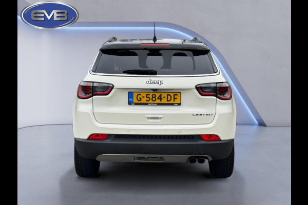 Jeep Compass 1.4 MultiAir Limited, parelmoer wit, achteruitrijcamera, trekhaak, leder, vele opties,NL auto met nap Jeep Compass 1.4 MultiAir Limited, parelmoer wit, achteruitrijcamera, trekhaak, leder, vele opties,NL auto met nap