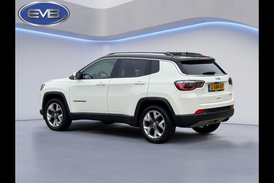 Jeep Compass 1.4 MultiAir Limited, parelmoer wit, achteruitrijcamera, trekhaak, leder, vele opties,NL auto met nap Jeep Compass 1.4 MultiAir Limited, parelmoer wit, achteruitrijcamera, trekhaak, leder, vele opties,NL auto met nap