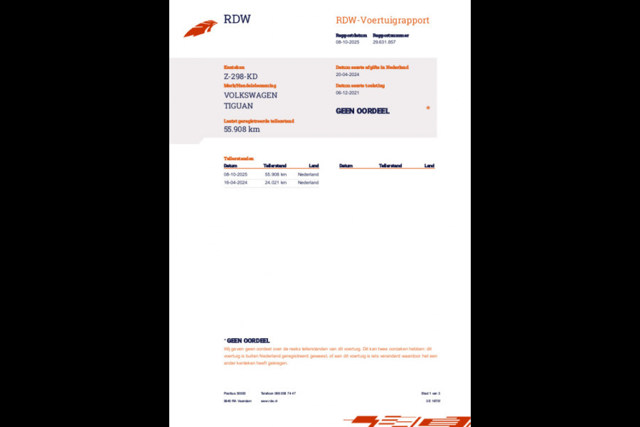 Volkswagen Tiguan 2.0 TSI 4Motion R-LINE 2021 AUT PANO NAP!