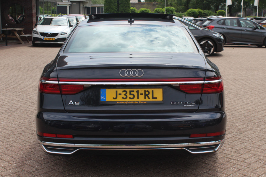 Audi A8 60 TFSI e quattro Pro Line Plus 476pk NL Auto! / Panoramadak / 360Camera / Head-up / B&O / Luxe Leder / Softclose / Keyless / Luchtvering / Stoelmassage / Stoelventilatie